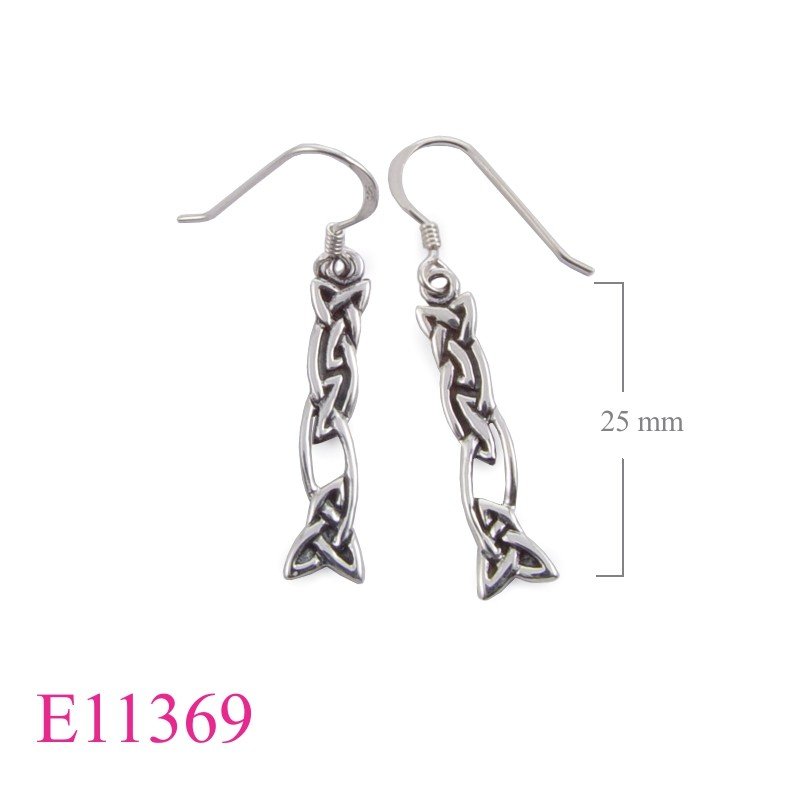 Earrings, Celtic.
