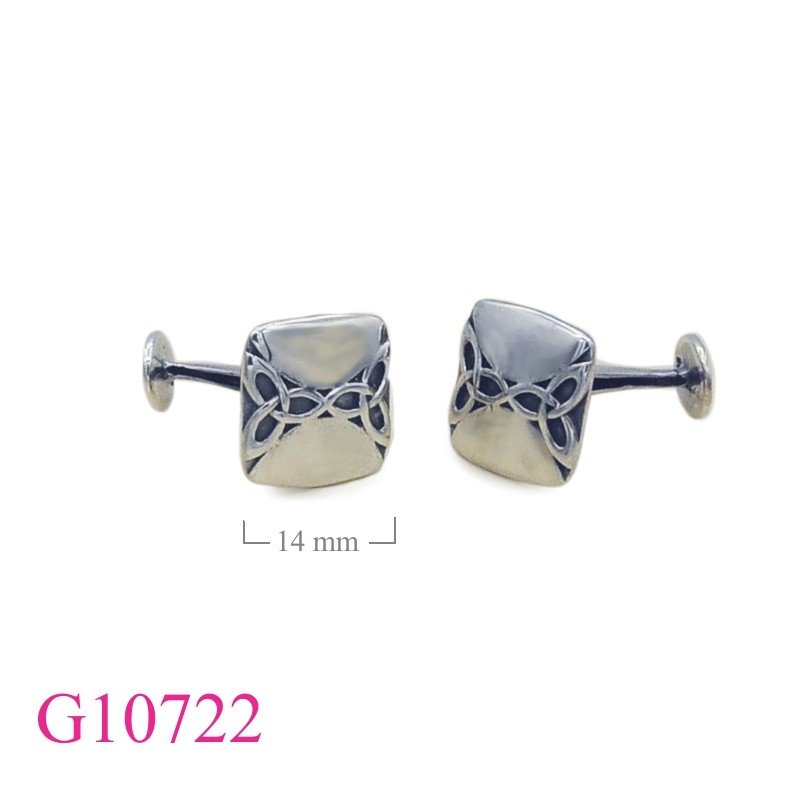 Gift Jewelry, double Trinities square cufflinks.