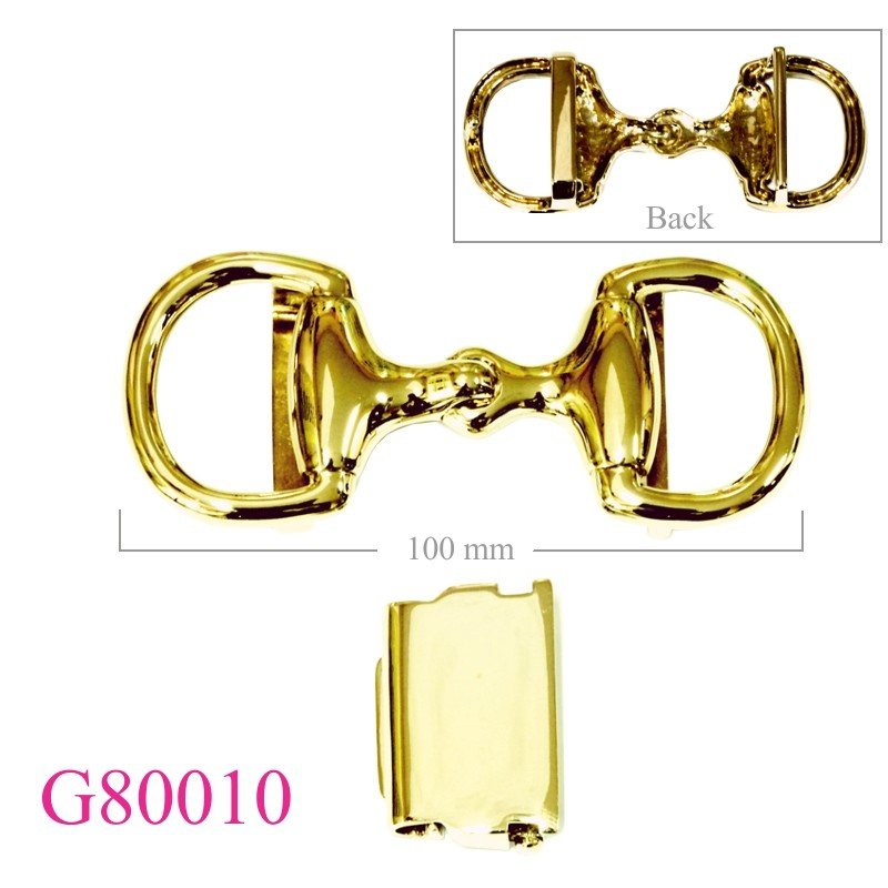 Brass Jewelry, horse bits buckle and belt clip.
