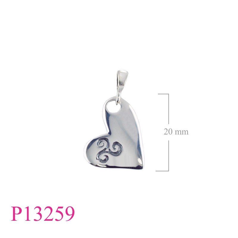 <p>Triskelion Pendant, Heart Pendant, Triskelion .</p>