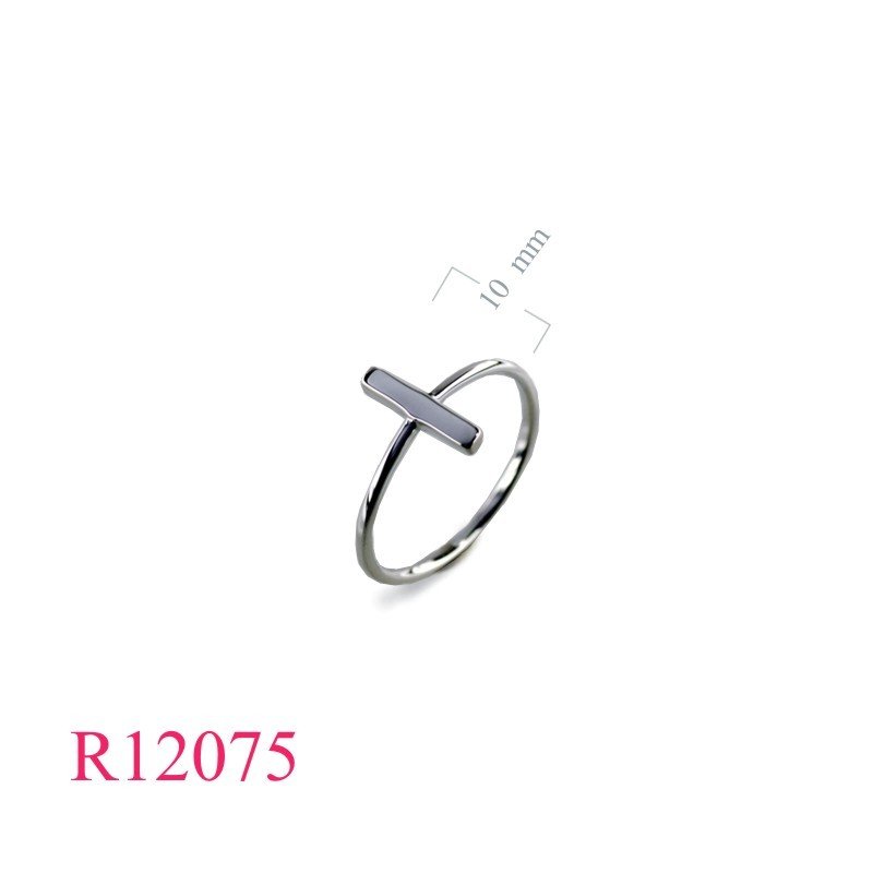 Ring, square bar design.