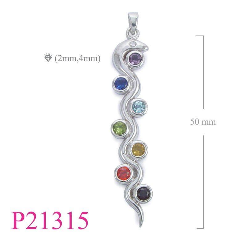 Snake Pendant, Chakra Pendant.