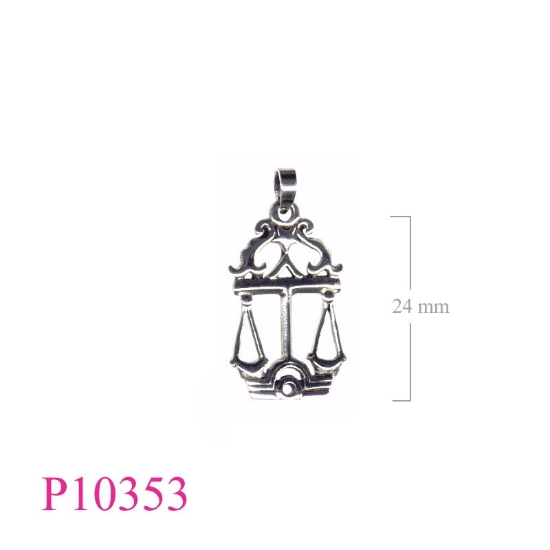 Pendant, zodiac, balance.
