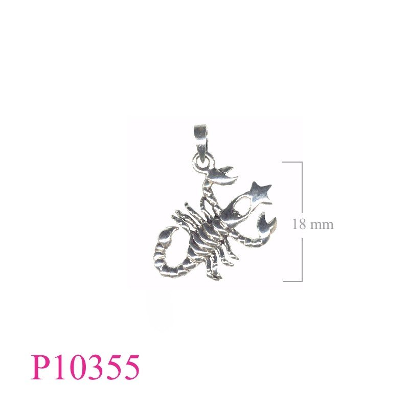 Pendant, zodiac, scopion.