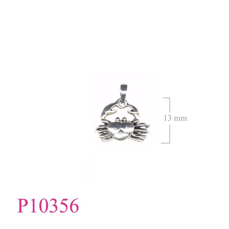 Crab Pendant, Zodiac Pendant, , .