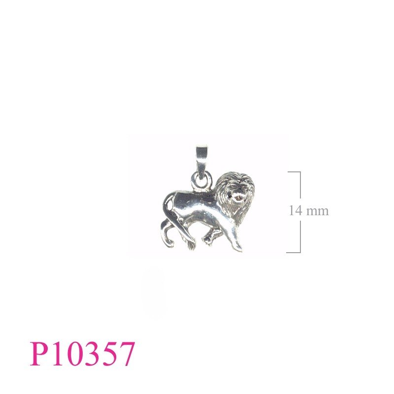 Lion Pendant, Zodiac Pendant, , .