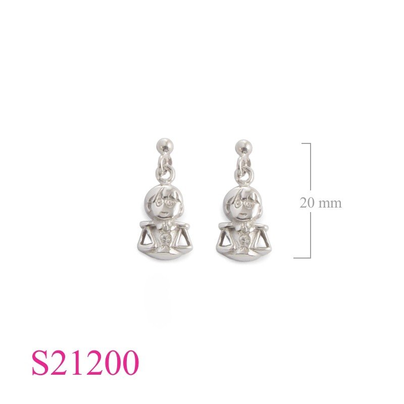Earrings, kid zodiac.