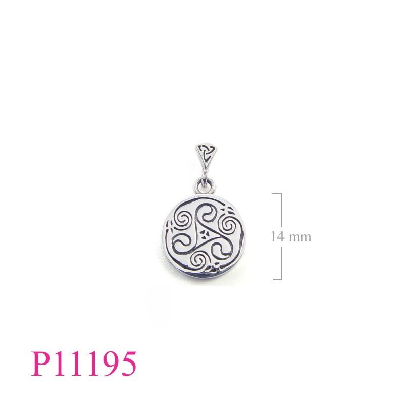 Pendant, celtic coin.