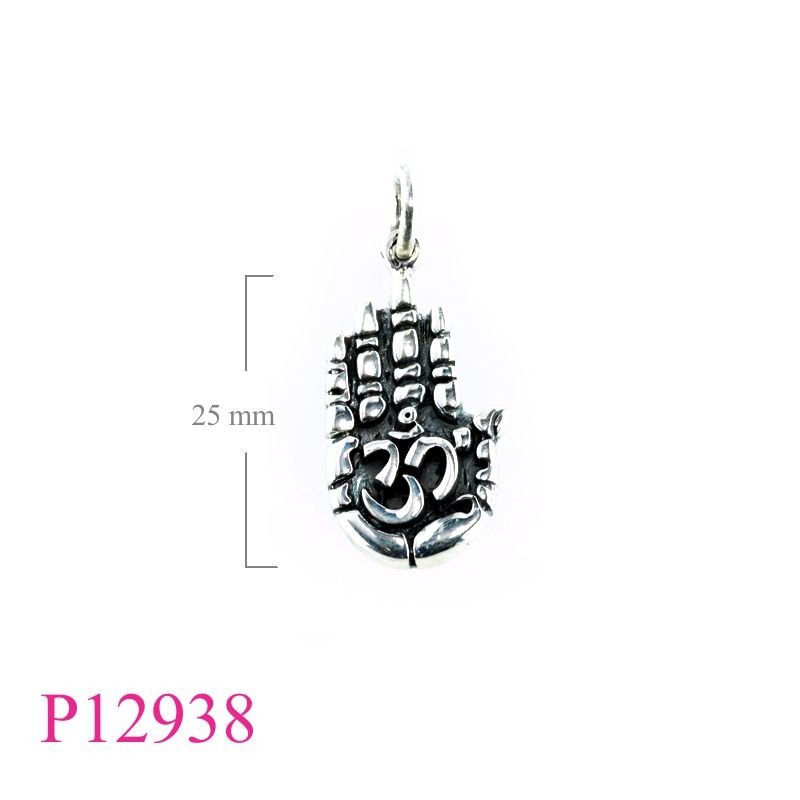 Pendant, OM hand.