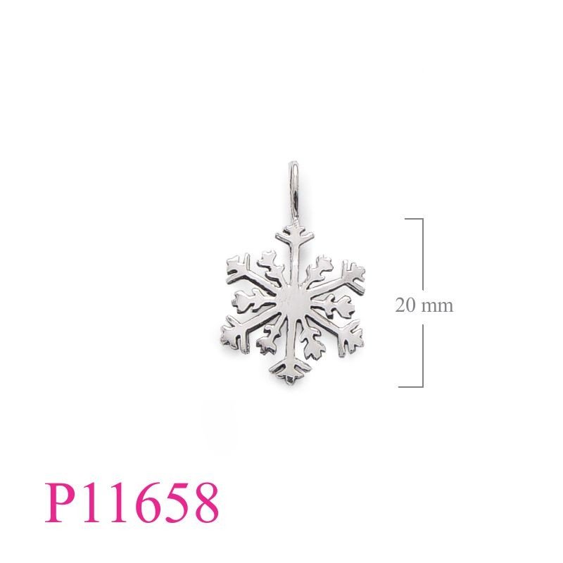 Pendant, snowflake.