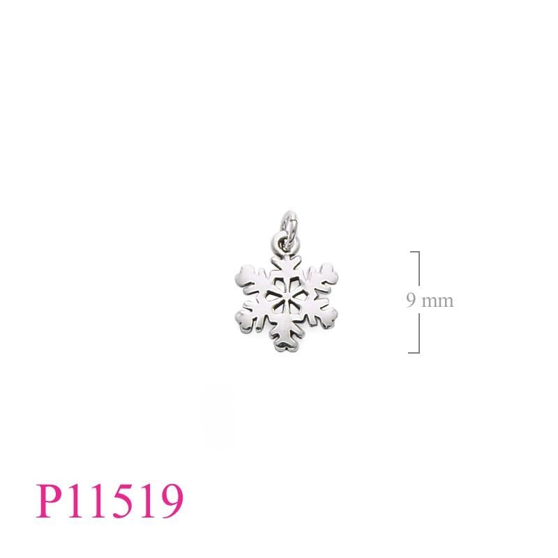 <p>Pendant, snowflake.</p>