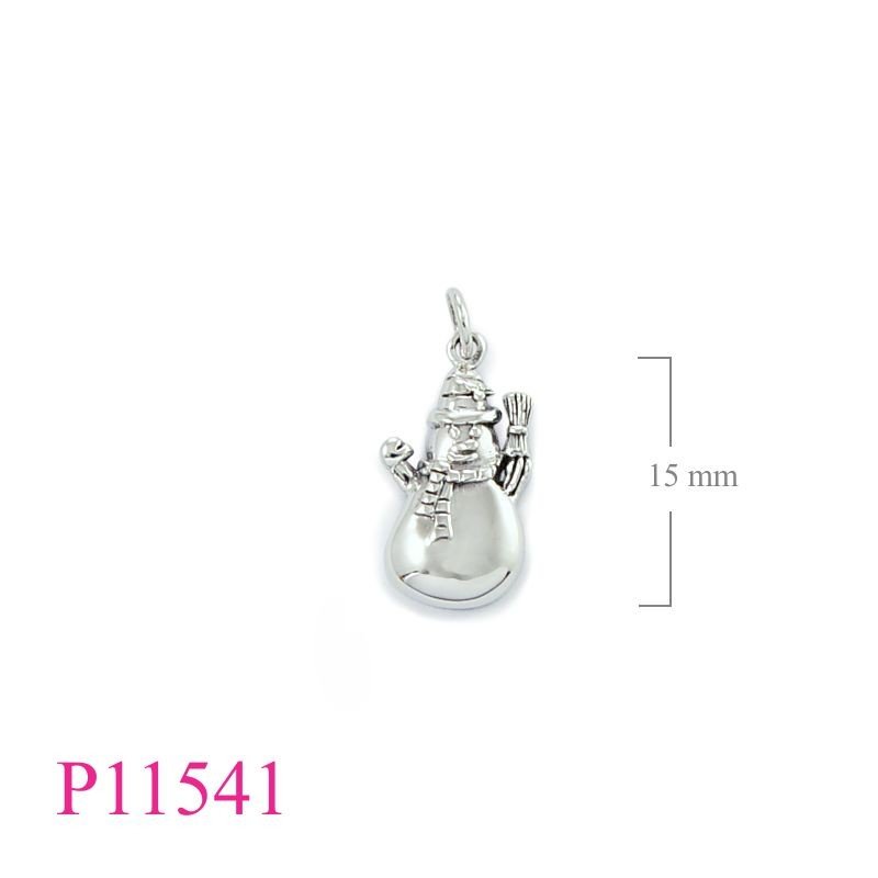 <p>Pendant, snowman.</p>