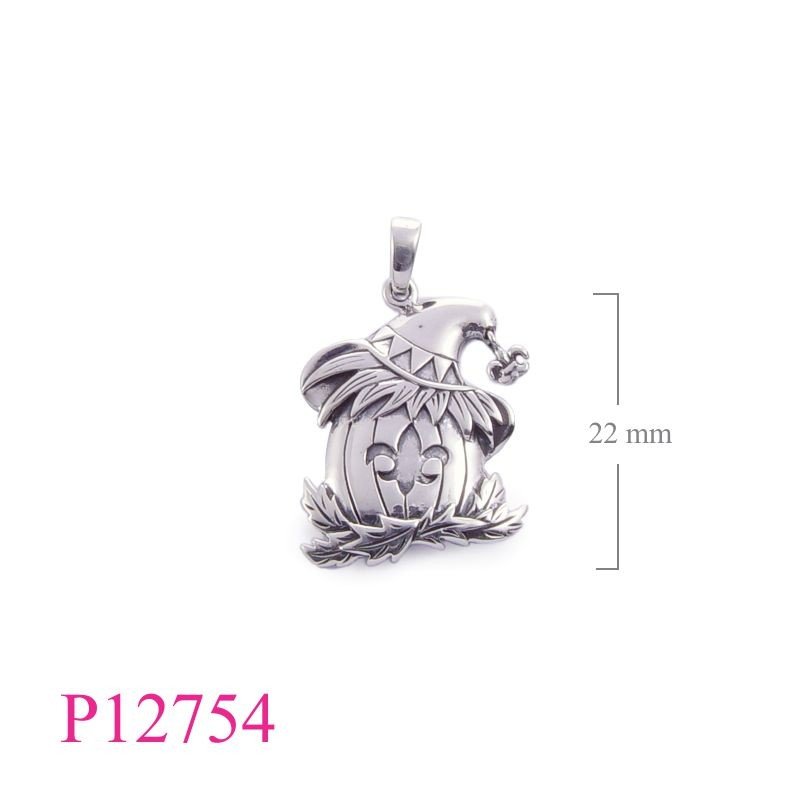 Pendant, Halloween Fleur de lis.