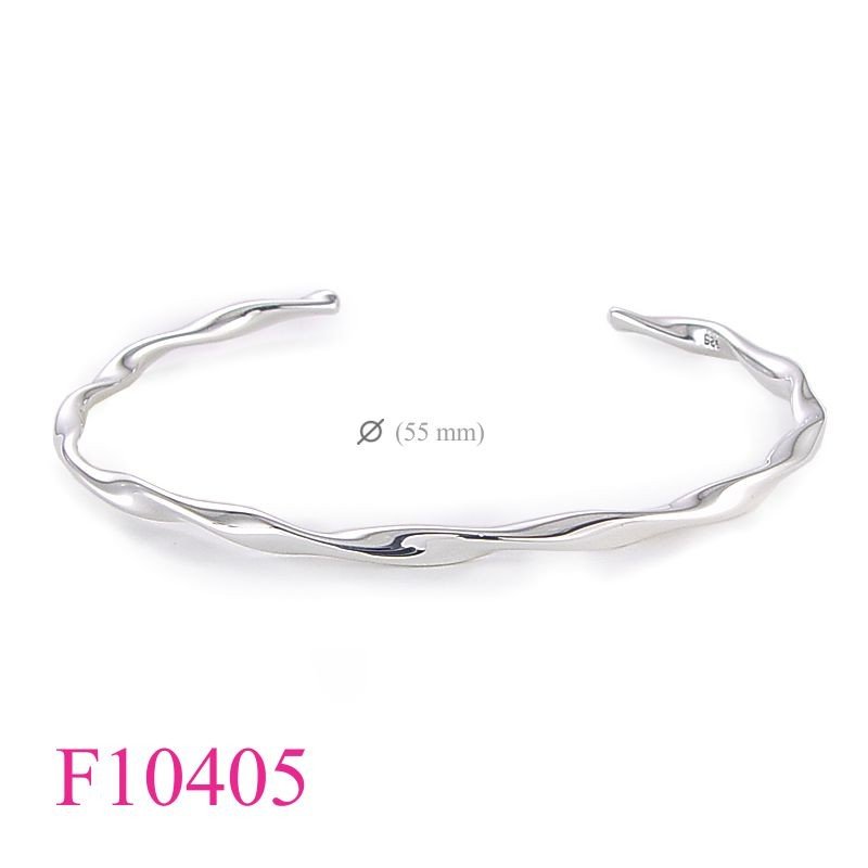 Bangle, twisted wire.