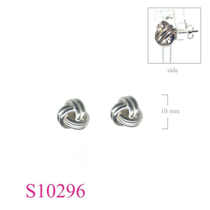 Earrings, 10mm 2 wires ball.