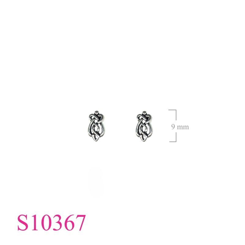 Earrings, celtic.