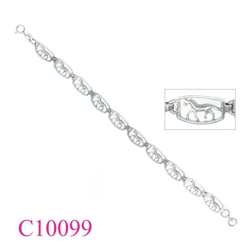 Bracelet, horses.