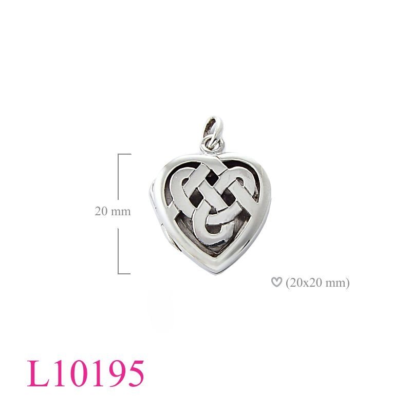 Celtic Locket, Heart Locket, celtic heart.