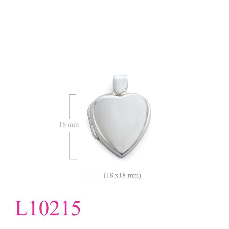Heart Locket, 18x25mm .