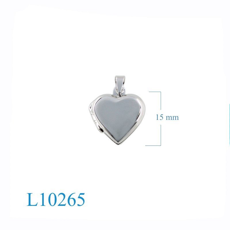 Heart Locket, 16x15mm .