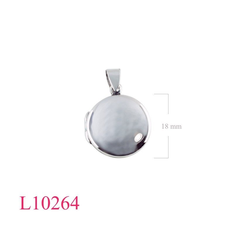 Locket, 18mm puff round.