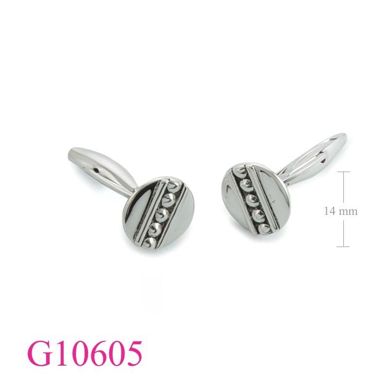 Gift Jewelry, round and 5 dots cufflinks.