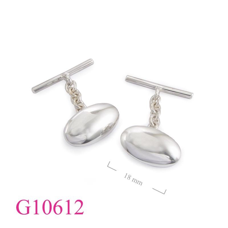 Gift Jewelry, oval cufflinks.