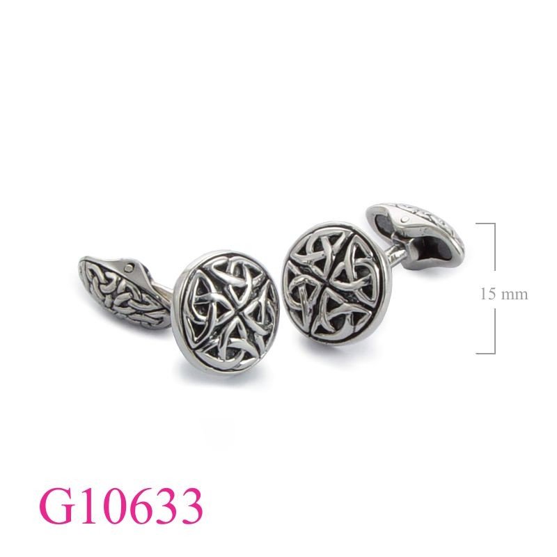 Celtic Cufflinks Gift Jewelry, round celtic cufflinks.