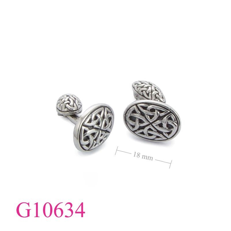 Celtic Cufflinks Gift Jewelry, oval celtic cufflinks.