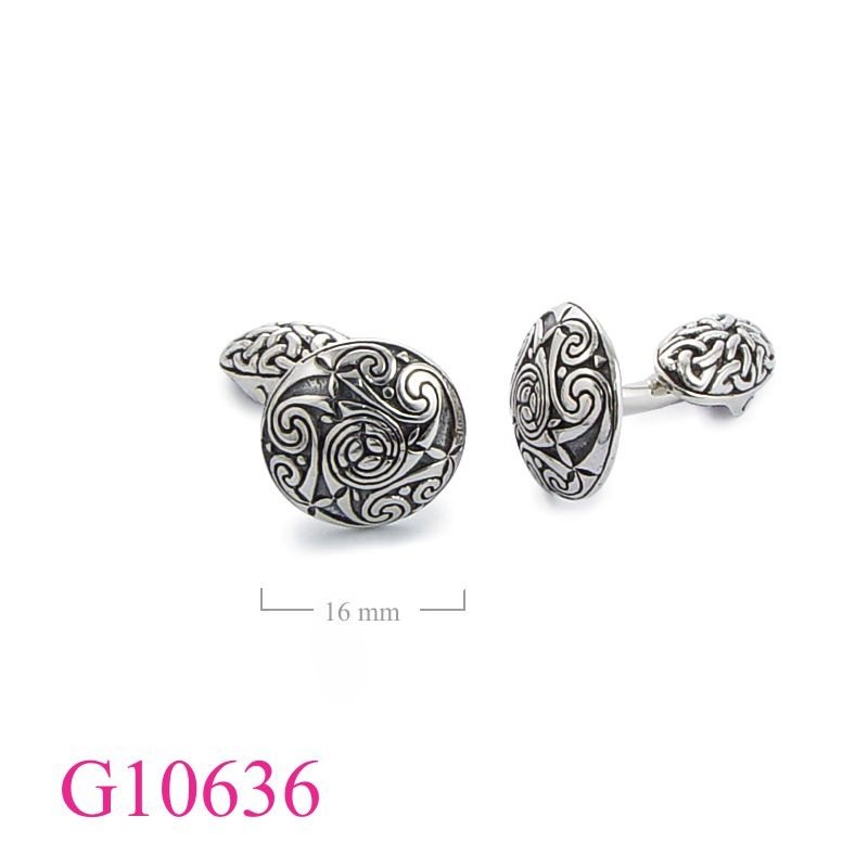 Celtic Cufflinks Gift Jewelry, round celtic cufflinks.