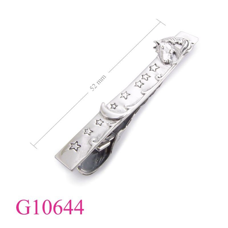 Gift Jewelry, moon and horse tie clip.
