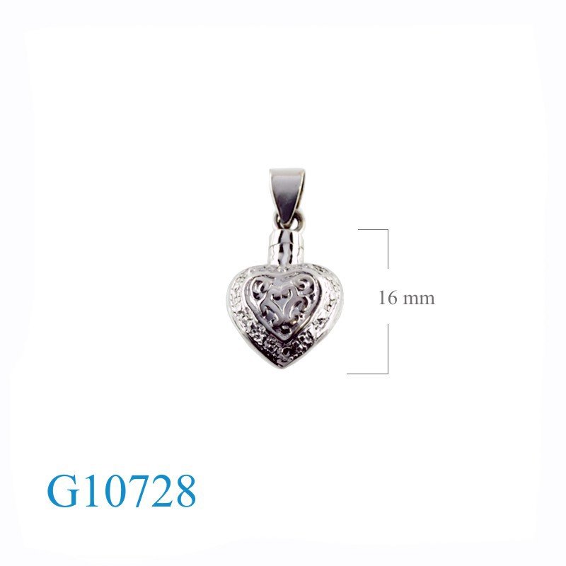 Gift jewelry, heart perfume bottle.