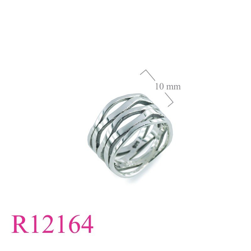 Ring, 5 wavy lines.