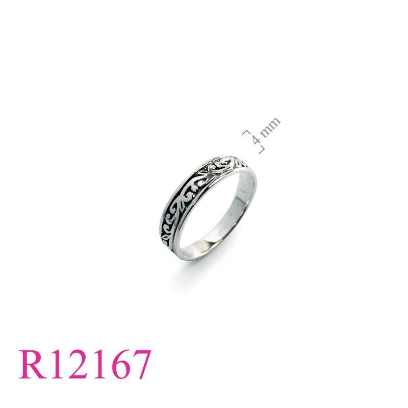 Band Ring, ivy design.