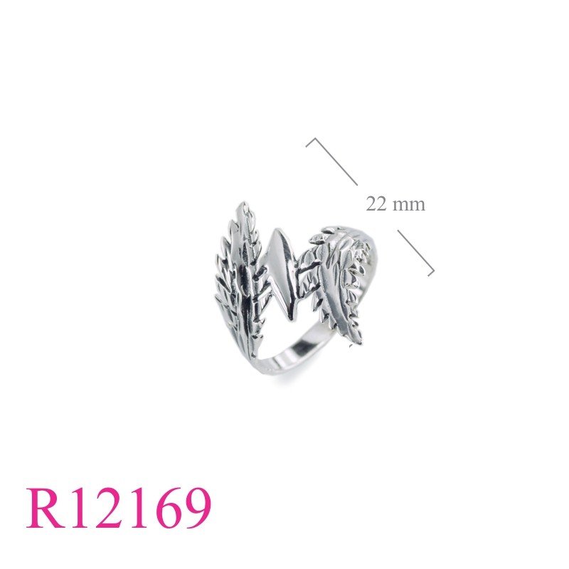 Ring, 2 leaves.