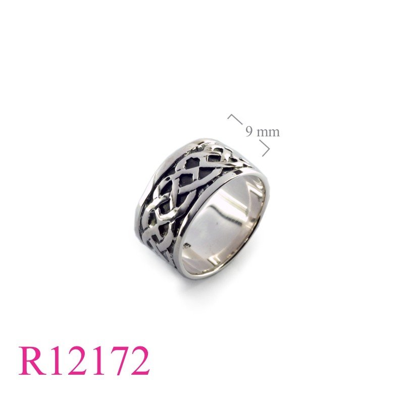 Band Ring, 10mm Celtic.