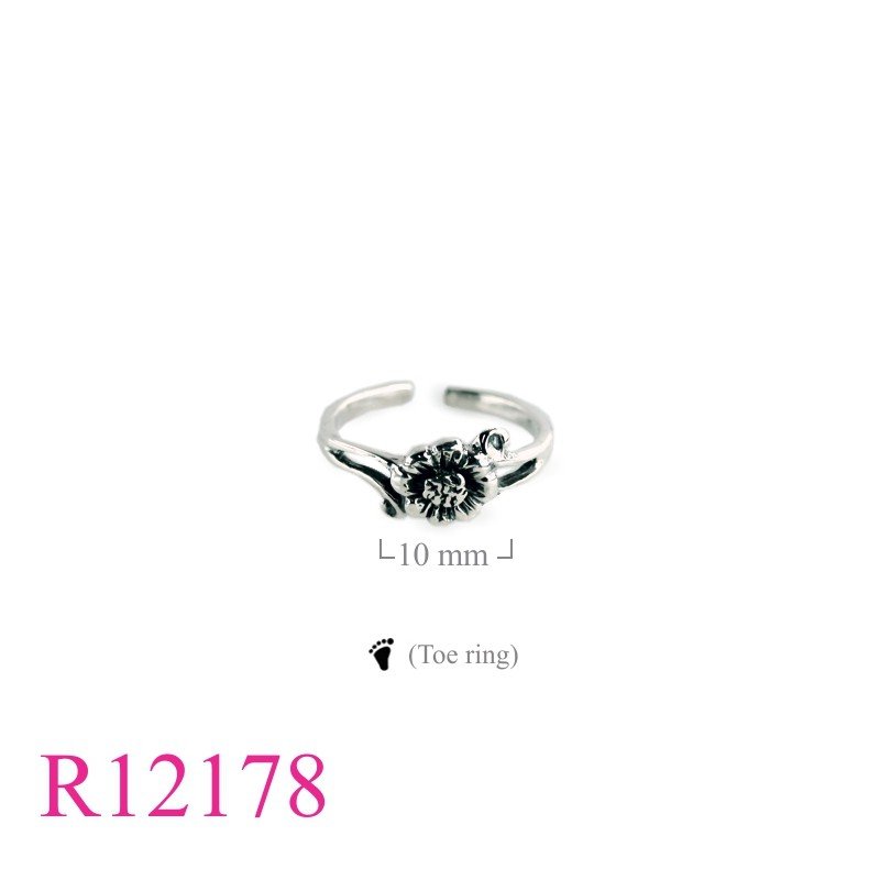 Sunflower Ring, sunflower toe ring.