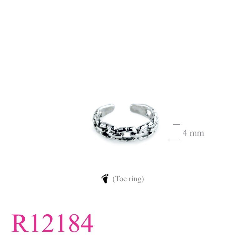 Ring, chain toe ring