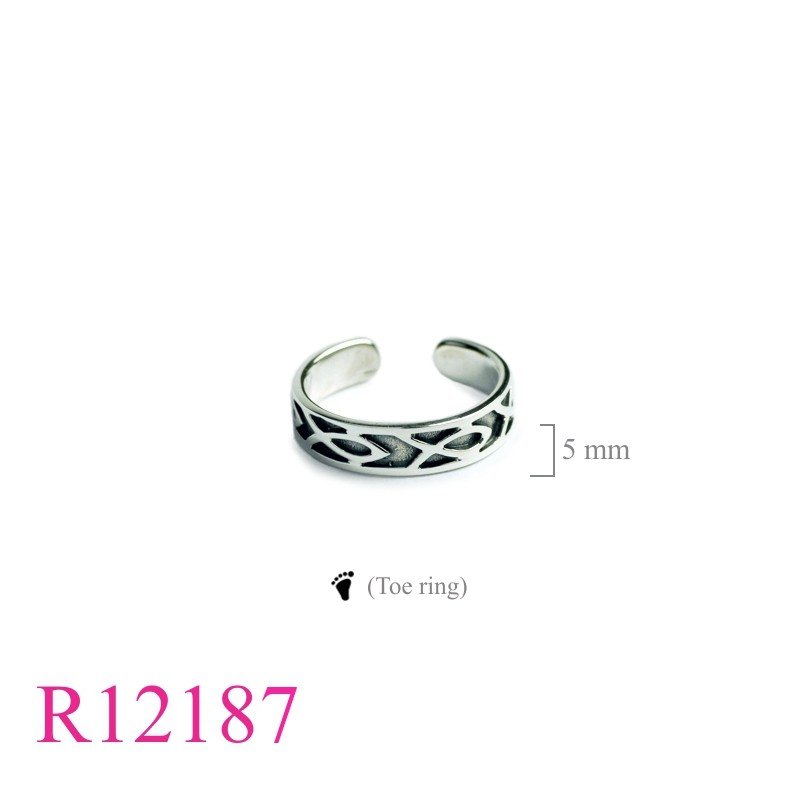 Band Ring, fish toe ring.