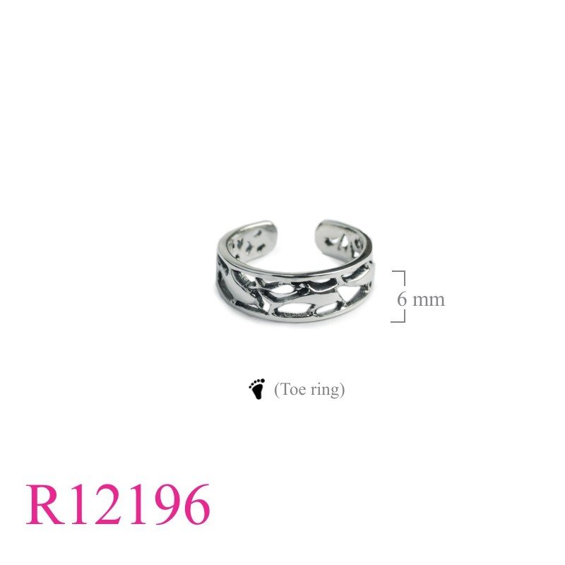 Band Ring, dolphins toe ring.