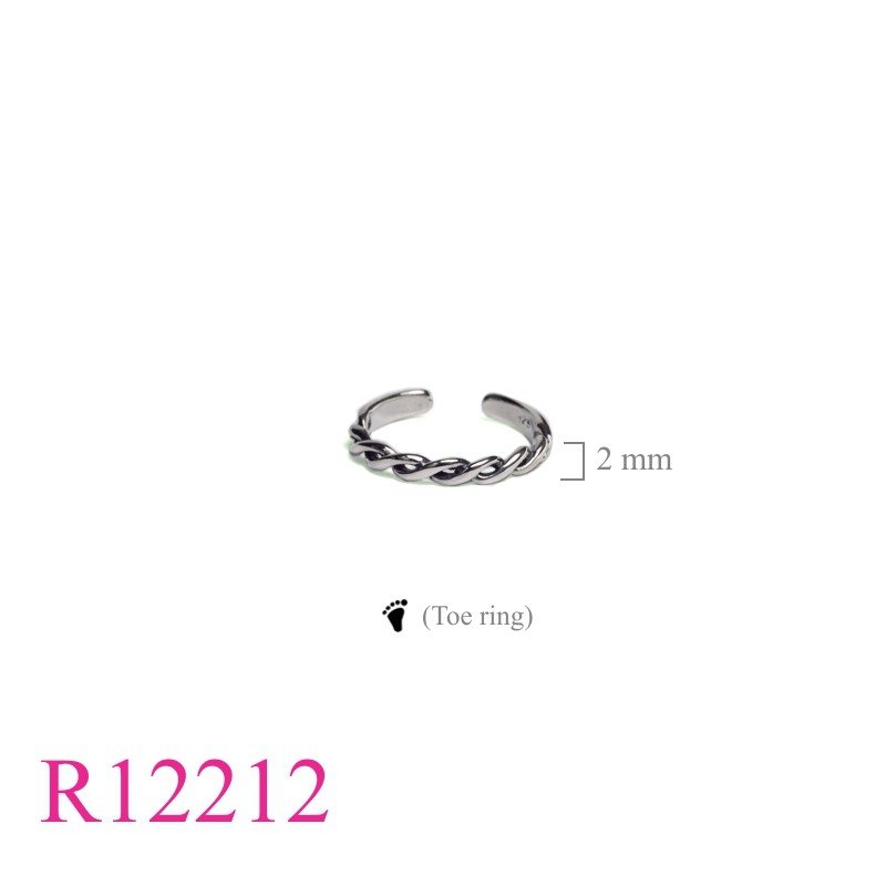 Ring, twisted wires (toe ring).
