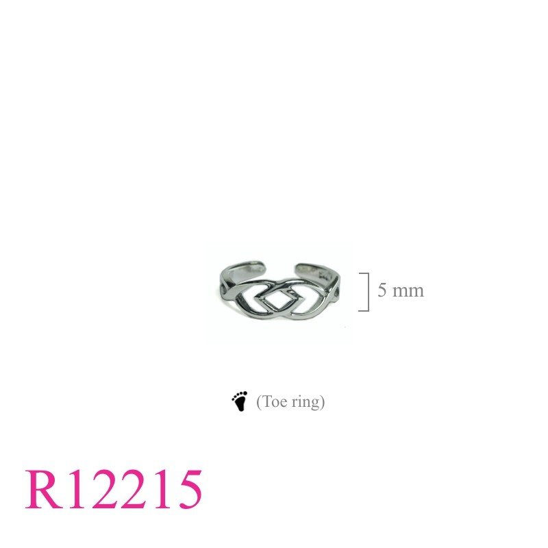 Ring, lines (toe ring).
