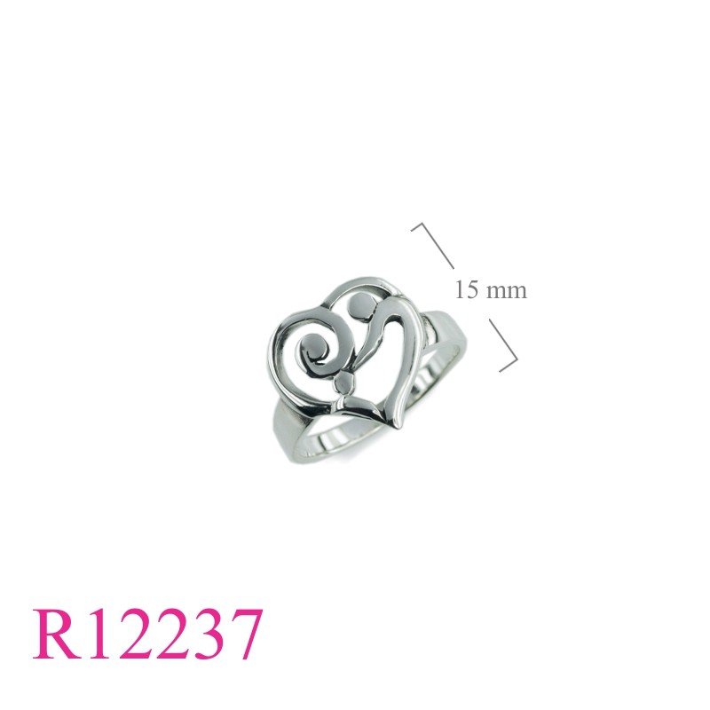 Ring, mom and kid heart.