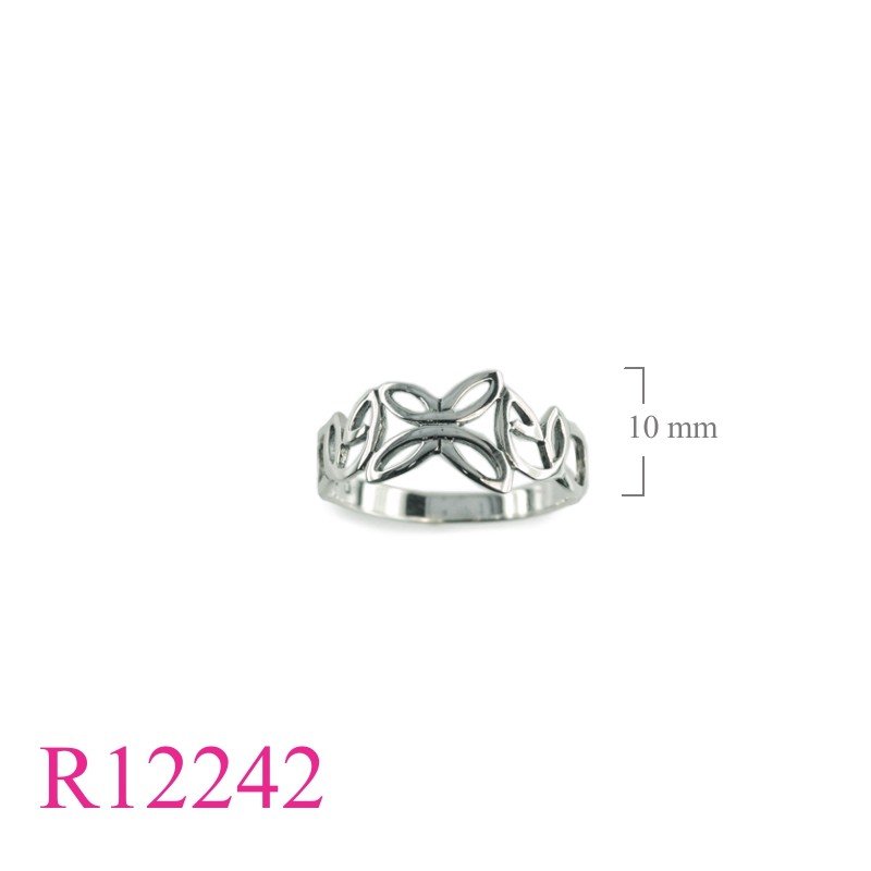 Ring, openwork butterfly.
