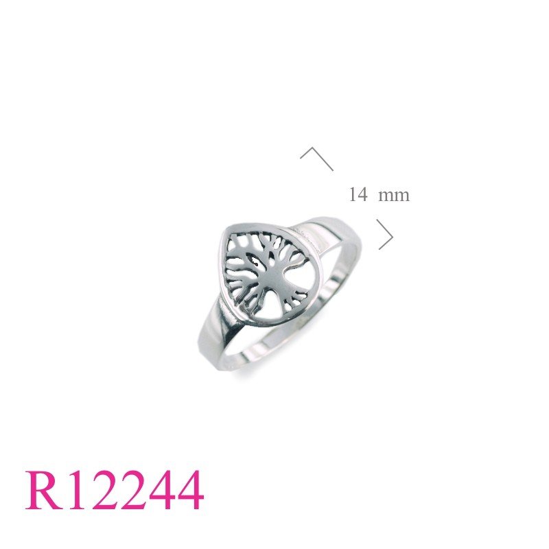 Tree Of Life Ring, Travel Jewelry Ring, Tree of Life in drop.