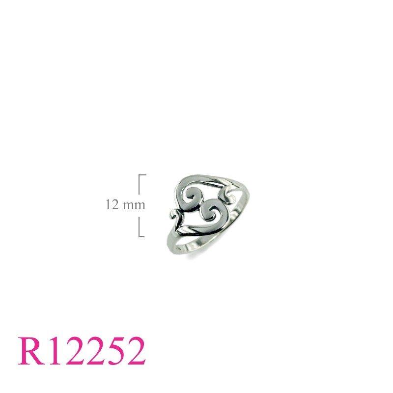Ring, swirl design.