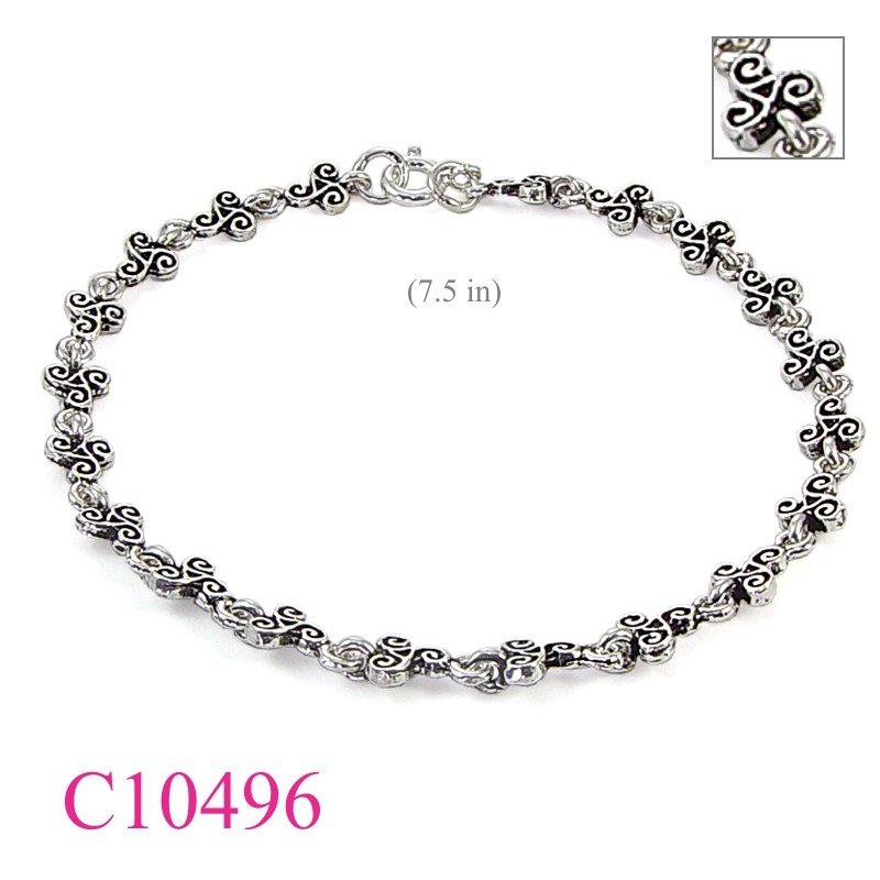 Bracelet, small spirals.