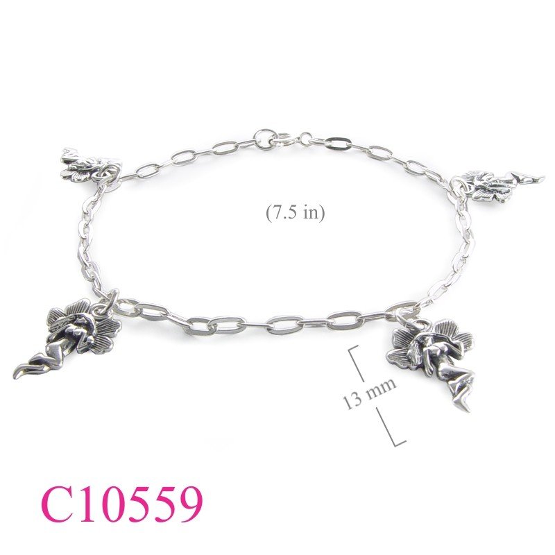 Bracelet, 4 fairies.
