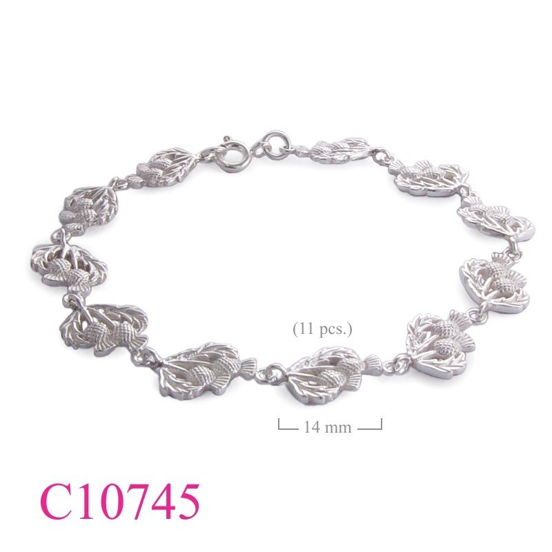 Bracelet, 11double Thirstles design.