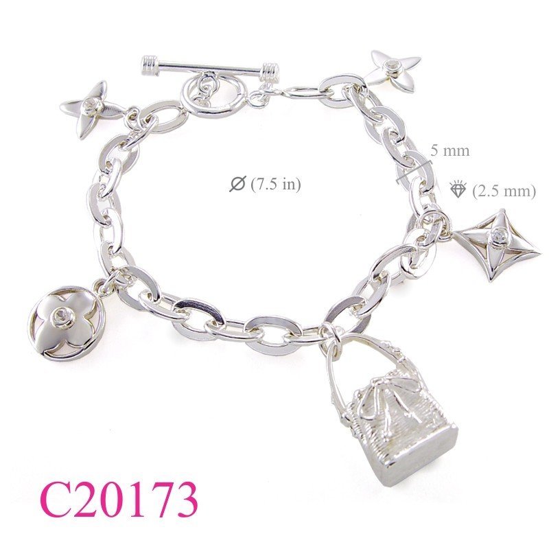 Flower Bracelet, XL bag and flower pendants t-bar.